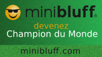 Nelly joue au Minibluff